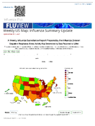 FluView Weekly US Map Influenza Summary Update
