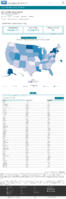 United States laboratory testing COVID19 viiral RTPCR laboratory test rate by stateTtrritory tests per 100000 February 9 2021