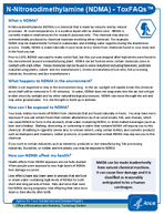 NNitrosodimethylamine NDMA  ToxFAQs