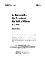 An assessment of the occlusion of the teeth of children 611 years United States