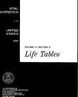 1970 Life Tables