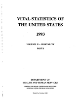 Vital Statistics of the United States 1993 Volume IIMortality Part B