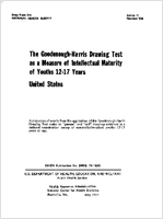 The GoodenoughHarris drawing test as a measure of intellectual maturity of youths 1217 years United States