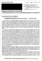 MMWR Morbidity and Mortality Weekly Report August 1 1986  Vol 35  No 30