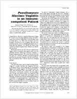 Paecilomyces lilacinus Vaginitis in an Immunocompetent Patient