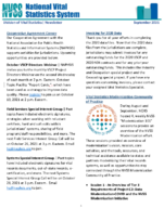 National Vital Statistics System Division of Vital Statistics newsletter  September 2021