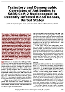 Trajectory and Demographic Correlates of Antibodies to SARSCoV2 Nucleocapsid in Recently Infected Blood Donors United States