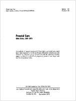 Prenatal Care United States 19691975