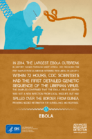 Scientific Superhero Poster  Ebola