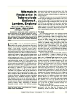 Rifampicin Resistance in Tuberculosis Outbreak London England