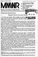 Morbidity and Mortality Weekly Report MMWR June 29 1979  Vol 28  No 25