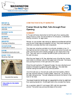 Construction Fatality Narrative Framer Struck by Wall Falls through Floor Opening Washington Report 712742026