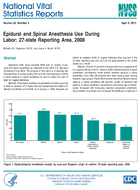 Epidural and Spinal Anesthesia Use During Labor 27state Reporting Area 2008