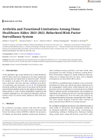 Arthritis and Functional Limitations Among Home Healthcare Aides 20212023 Behavioral Risk Factor Surveillance System