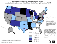 2007 Private Provider Participation Map