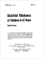 Skinfold thickness of children 611 years United States
