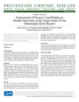Assessment of Factors Contributing to Health Outcomes in the Eight States of the Mississippi Delta Region