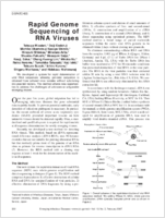Rapid Genome Sequencing of RNA Viruses