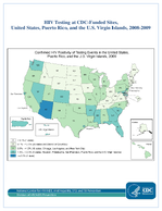HIV Testing at CDCFunded Sites United States Puerto Rico and the US Virgin Islands 20082009