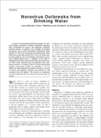 Norovirus Outbreaks from Drinking Water