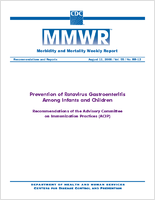 Morbidity and Mortality Weekly Report Recommendations and Reports August 11 2006  Vol 55  No RR12