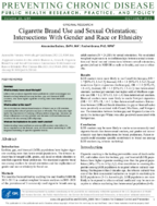 Cigarette Brand Use and Sexual Orientation Intersections With Gender and Race or Ethnicity