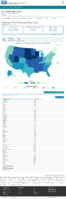 United States COVID19 Cases and Deaths by State Reported to the CDC Since January 22 2020 COVID19 Case Rate in the US Reported to the CDC by StateTerritory Cases per 100000 December 1 2020