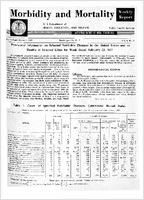 Morbidity and Mortality Weekly Report Vol 6 No 8 for Release March 1 1957