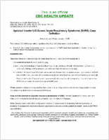 Updated Interim US Severe Acute Respiratory Syndrome SARS Case Definition Saturday March 29 2003 1850 EST 650 PM EST