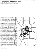 A Foreign View Of The US Under Medicaid And Medicare