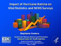 Impact of Hurricane Katrina on Vital Statistics and NCHS Surveys