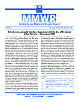 MMWR Morbidity and Mortality Weekly Report Vol 51 No 14 April 12 2002