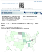 COVID19 Current Wastewater Viral Activity Levels Map  COVID19 NWSS Wastewater Monitoring in the US