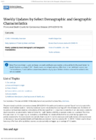 Weekly Updates By Select Demographic And Geographic Characteristics Provisional Death Counts for Coronavirus Disease COVID19 20210707