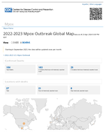 202223 mpox outbreak global map  deaths