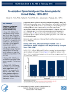 Prescription Opioid Analgesic Use Among Adults United States 19992012