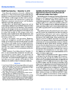 Guidelines for the Prevention and Treatment of Opportunistic Infections in HIVExposed and HIVInfected Children Now Online