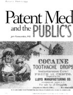 Patent medicines and the publics health