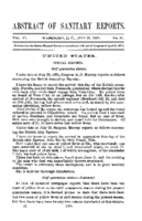 Abstract of sanitary reports  v VI no 31 July 31 1891