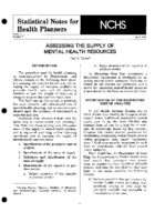 Assessing the supply of mental health resources