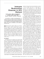 Immune Restoration Disease in HIV Patient