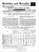 Morbidity and Mortality Weekly Report For release June 20 1958 Vol 7 No 24