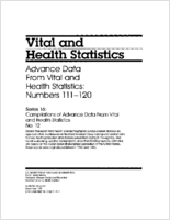 Advance Data from Vital and Health Statistics Numbers 111120