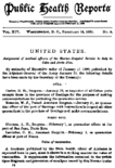 Public health reports  v 14 no 6 February 10 1899