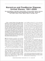 Norovirus and Foodborne Disease United States 19912000