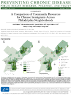 A Comparison of Community Resources for Chinese Immigrants Across Philadelphia Neighborhoods