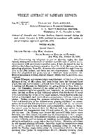 Weekly abstract of sanitary reports  v 4 no 45 November 8 1889