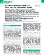 Hyperthermia Predicts CrossShift Acute Kidney Injury Risk in Construction Workers
