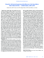 Stressful Life Events Experienced by Women in the Year Before Their Infants Births  United States 20002010