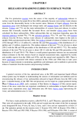 SRS Chapter 5 Releases of Radionuclides to Surface Water